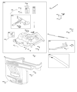 Controls Group Diagram and Parts List for 25V337-0015-F1 200000 - 399999 Briggs and Stratton Engine